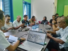 Soft Launching Web Gis dan Sistem IOT Perumda Air Minum Tirta Lingga Bersama Rekan-Rekan Media