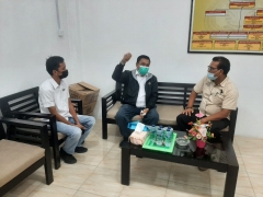 Silaturahmi bersama Pak Herianto BPPW kepri ke Polres Lingga